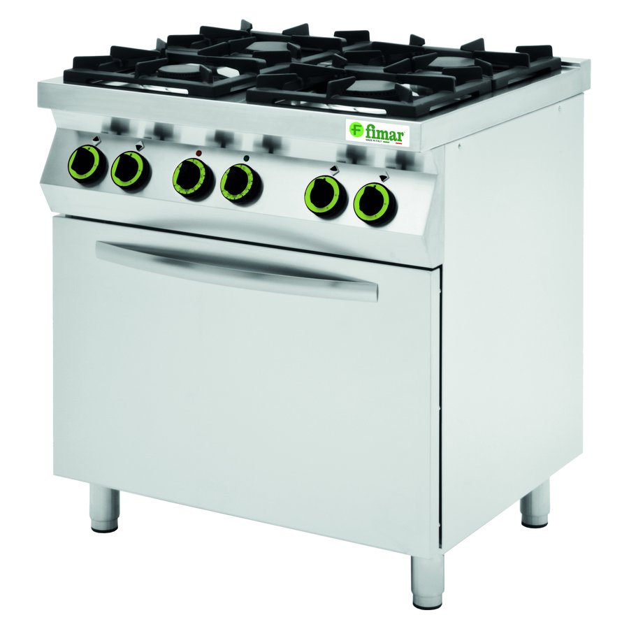 Газовая плита Fimar CC74GFEV с электрической духовкой GN1/1
