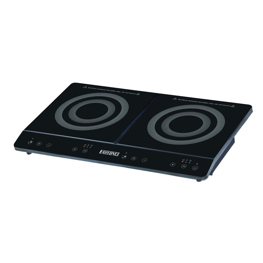 Easyline ET350G: настольная индукционная плита с двумя зонами