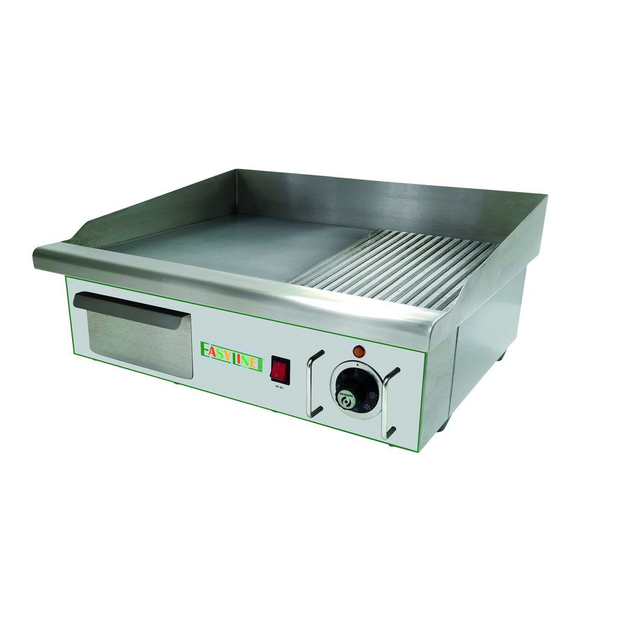 Easyline EG5482 — настольная жарочная поверхность с комбинированной плитой